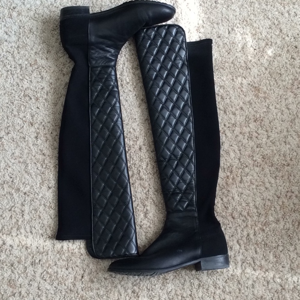 Stuart Weitzman 5050 Leather Over the Knee Boots